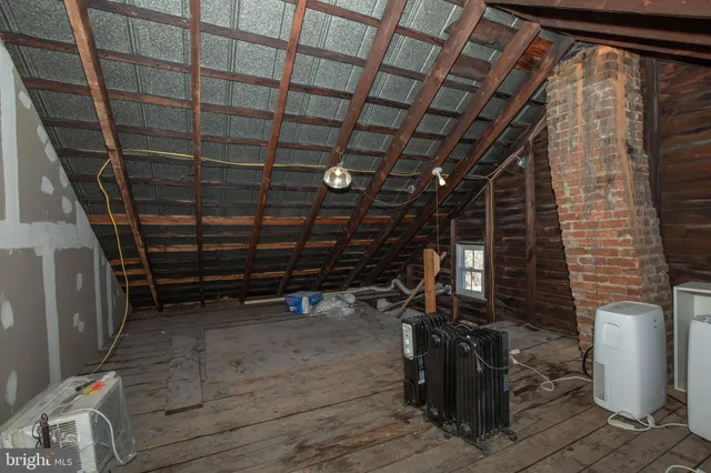 a view of storage and utility room