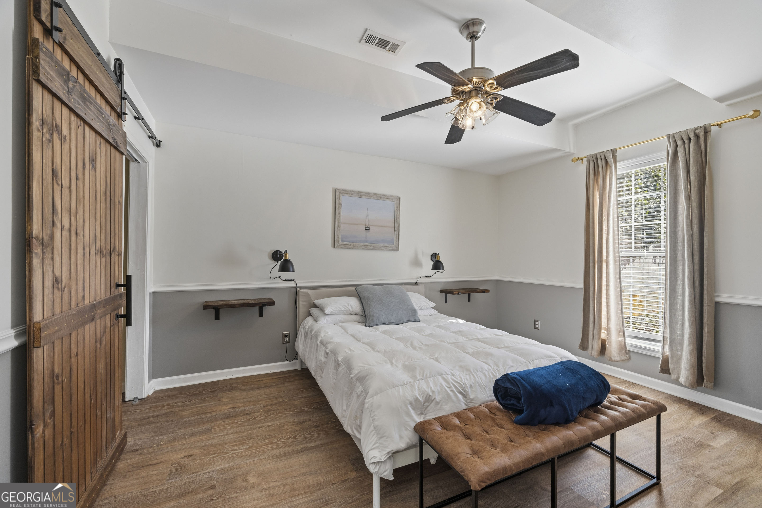 2565 New Franklin Church Road Canon, GA 30520 - Photo 113 of 168 a living room with stainless steel appliances furniture and a window