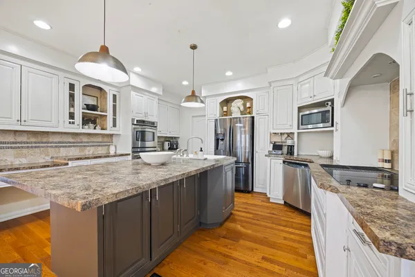 a view of outdoor space and trees