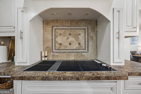 a view of road with trees