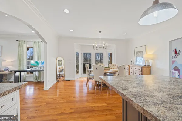 a view of a backyard of the house