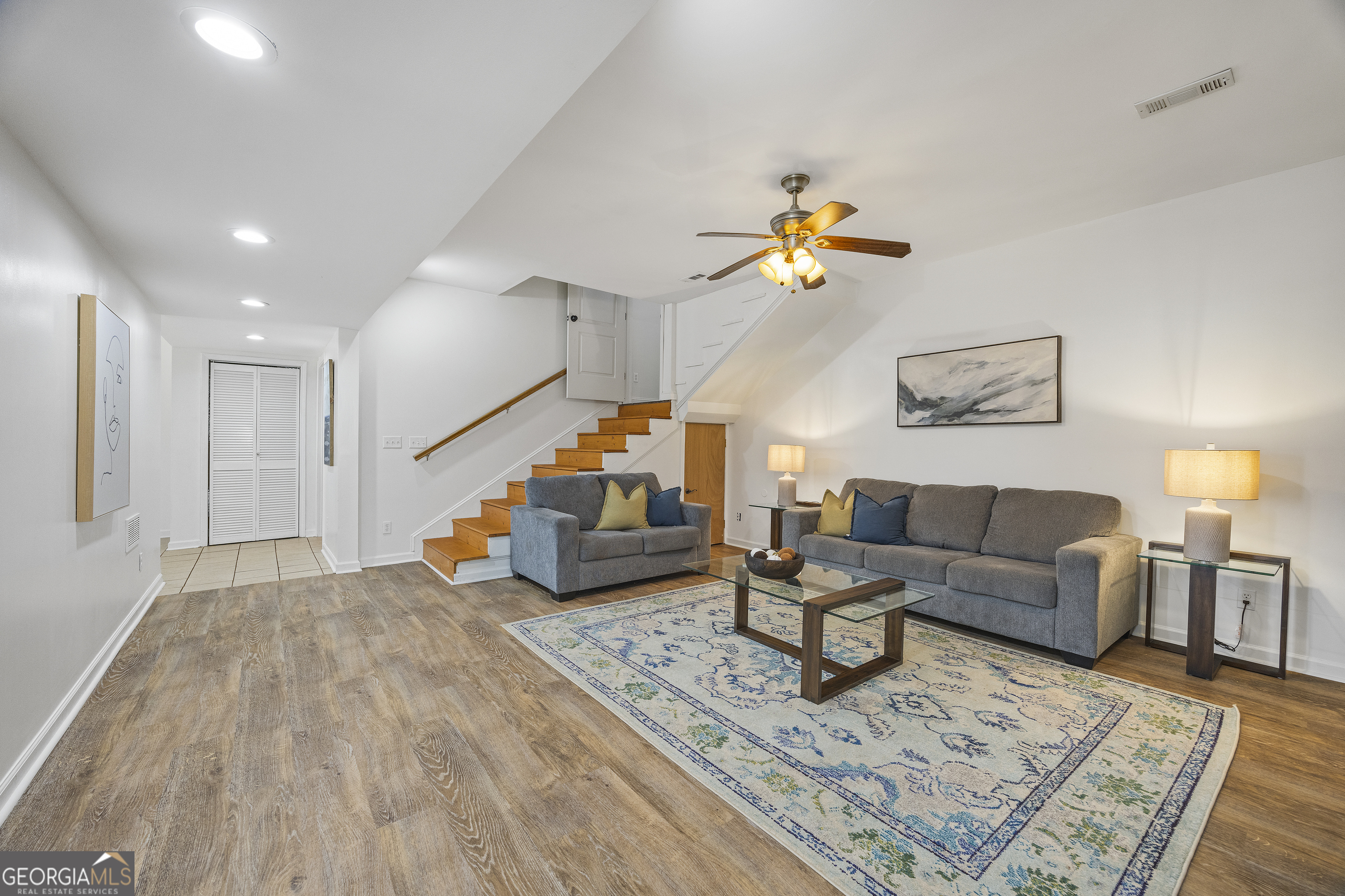 2565 New Franklin Church Road Canon, GA 30520 - Photo 82 of 168 a living room with furniture and wooden floor