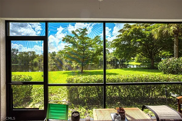 a view of a city from a balcony