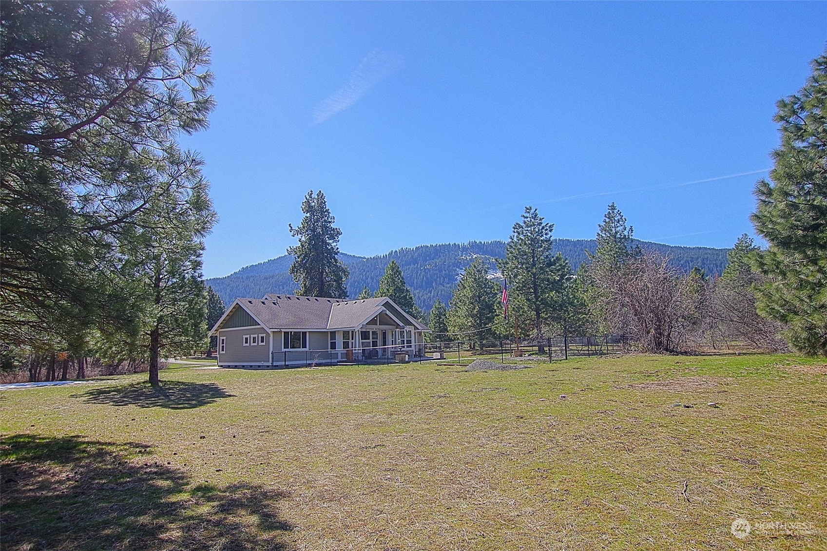 551 Old Cedars Road Cle Elum, WA 98922 - Photo 35 of 39 a view of a house with a yard