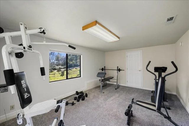 a view of a lake with houses