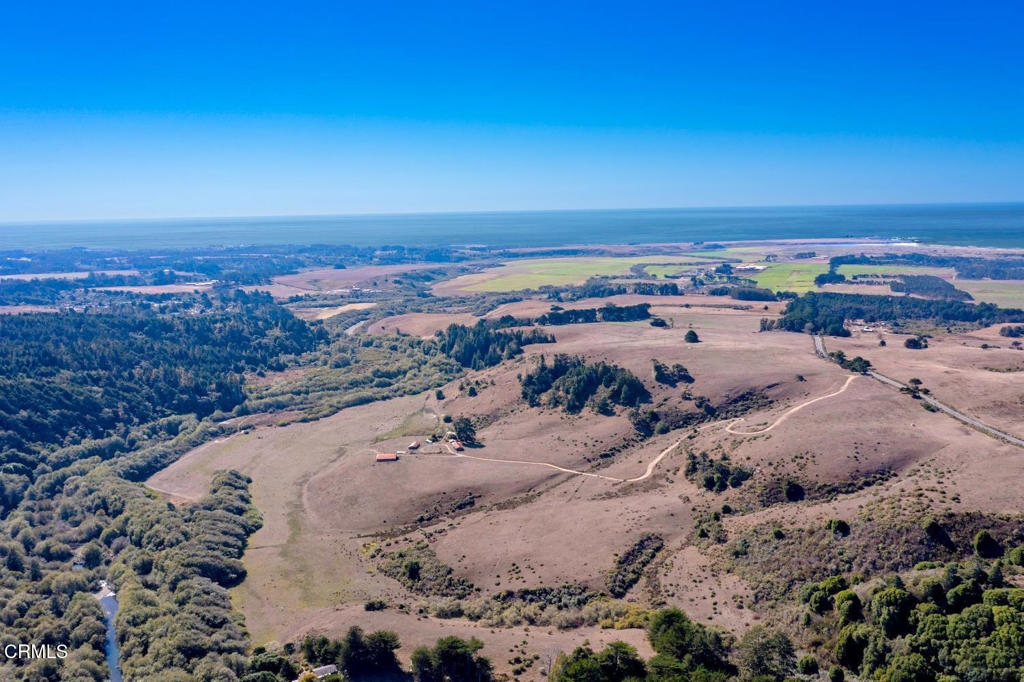 a view of city and ocean