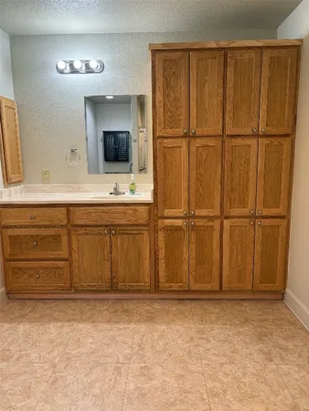 a bathroom with a sink