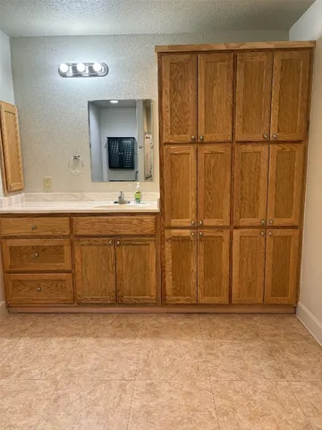 a bathroom with a sink