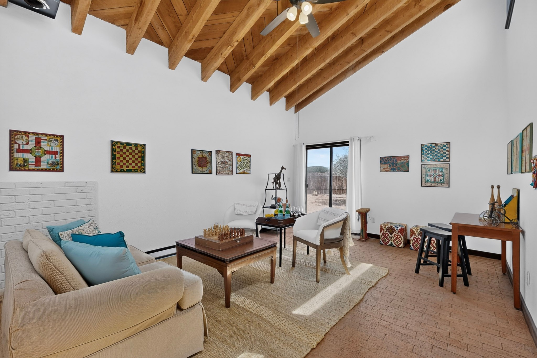 2 Torneo Road Santa Fe, NM 87508 - Photo 17 of 42 Bonus room with sliding doors to the back patio