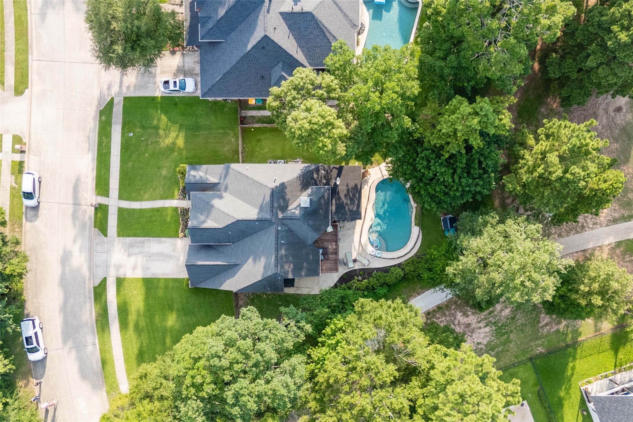 4770 Jackson Square Drive Conroe, TX 77304 - Photo 44 of 48 an aerial view of a house
