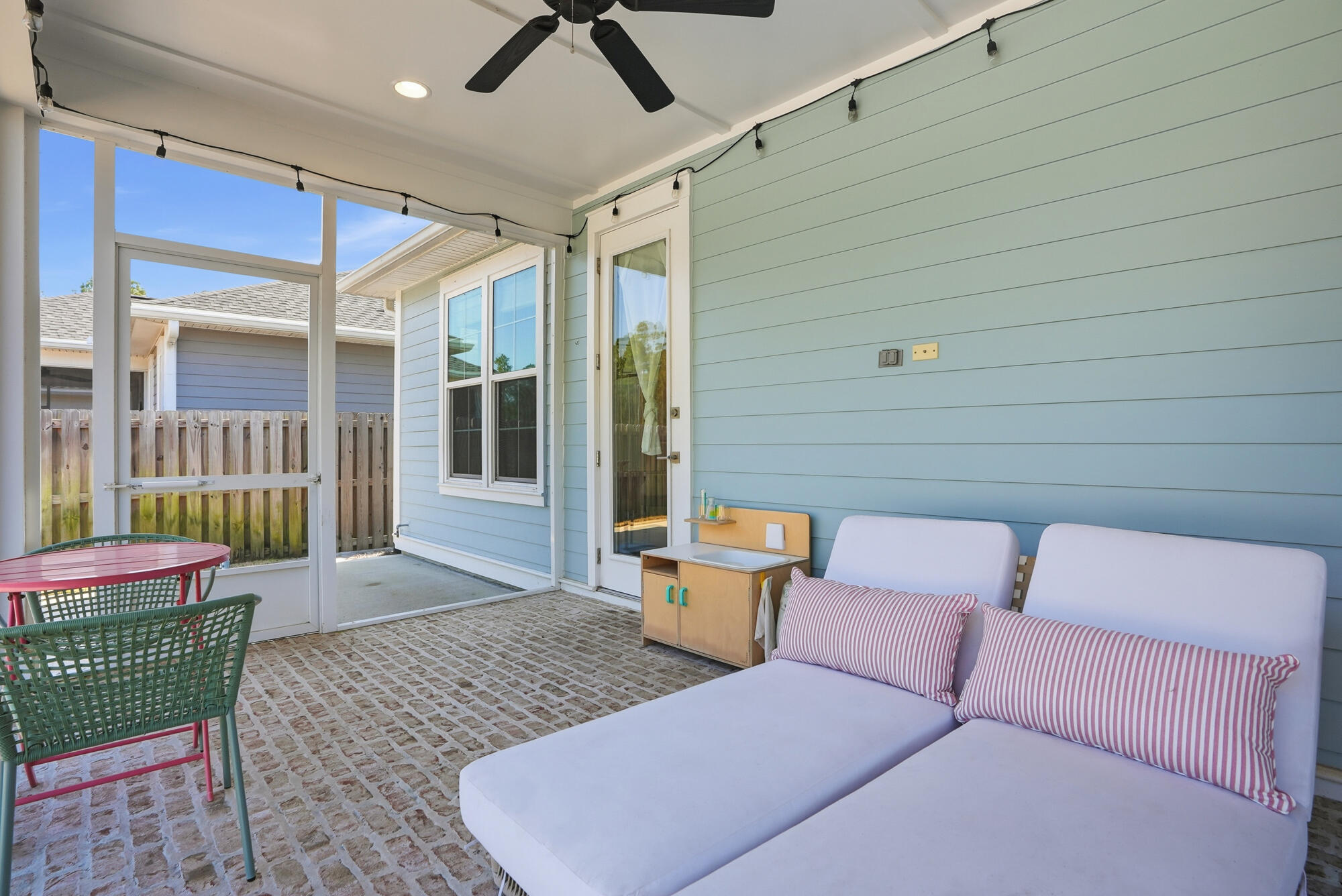 199 Windrow Way Inlet Beach Inlet Beach, FL 32461 - Photo 20 of 24 a outdoor living space with patio furniture and a rug