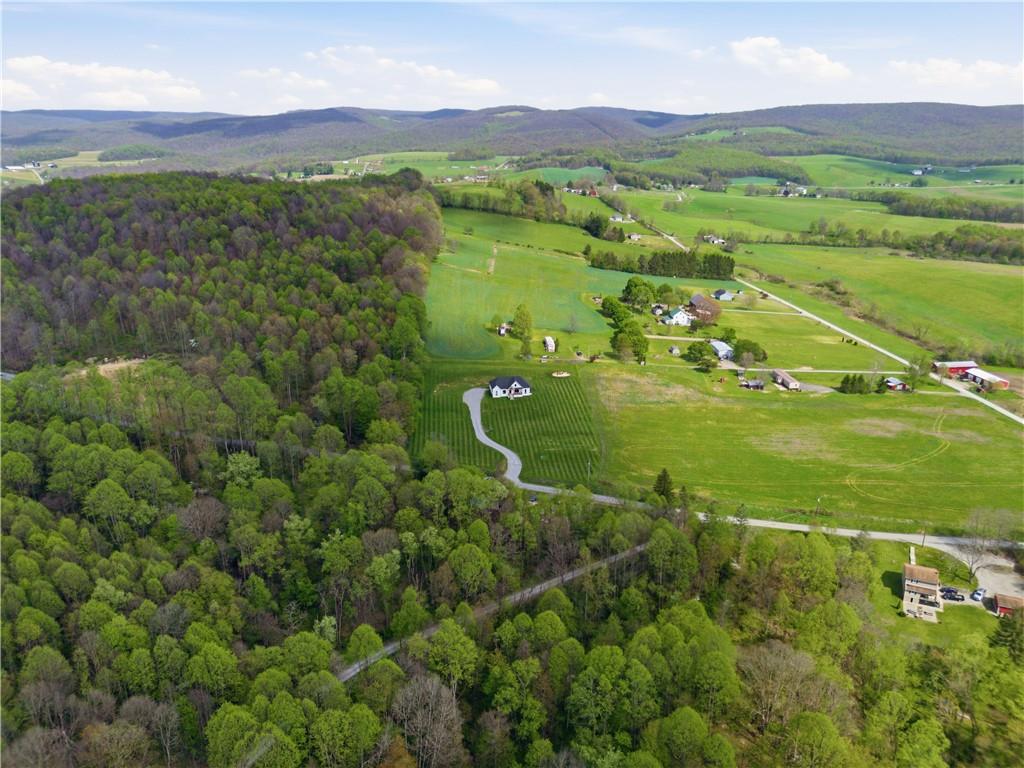 315 Stewarton Road Mill Run, PA 15464 - Photo 45 of 47 a view of a lush green hillside and houses