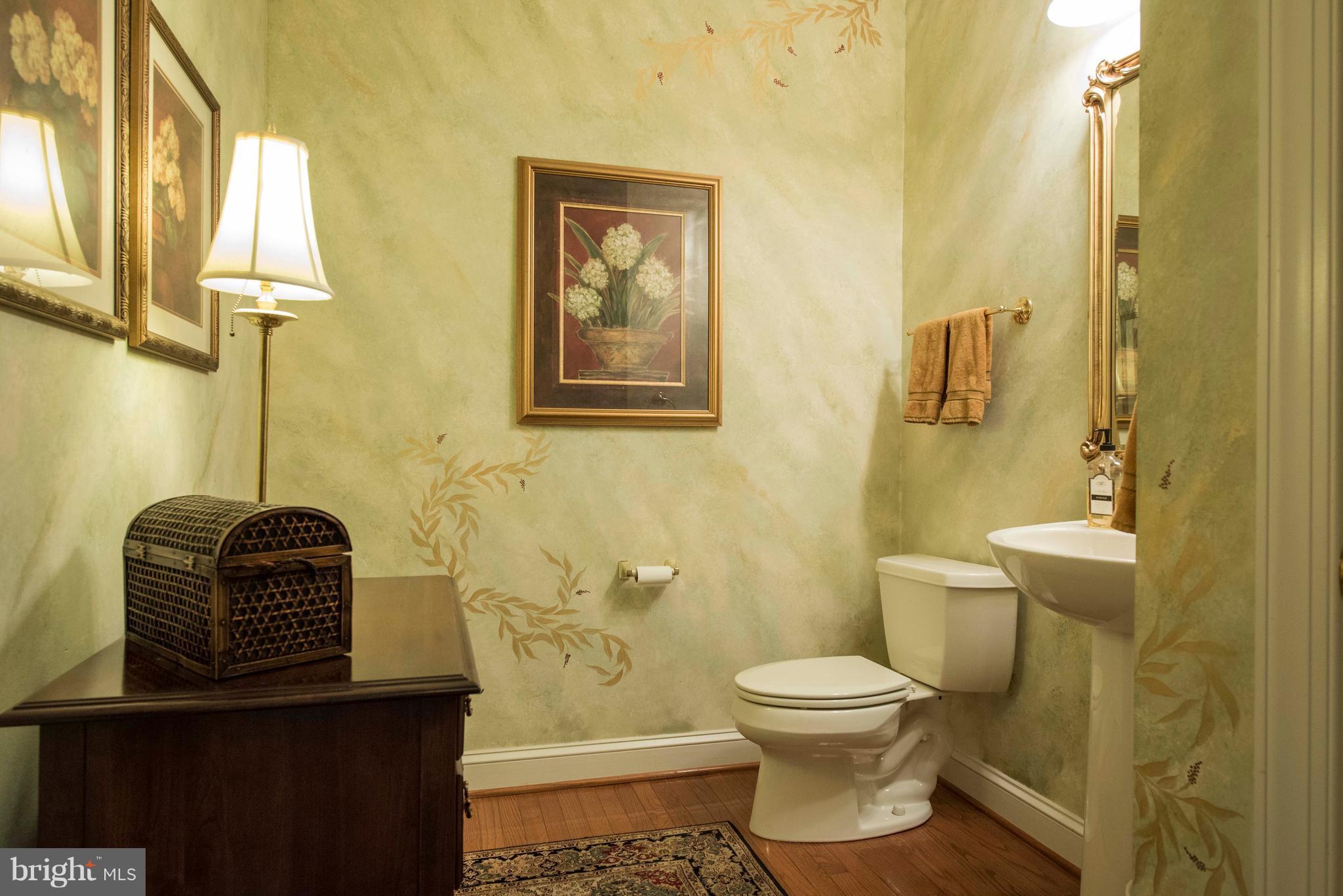 3509 Old Trail Road Edgewater, MD 21037 - Photo 11 of 30 Custom Faux painting in large powder room