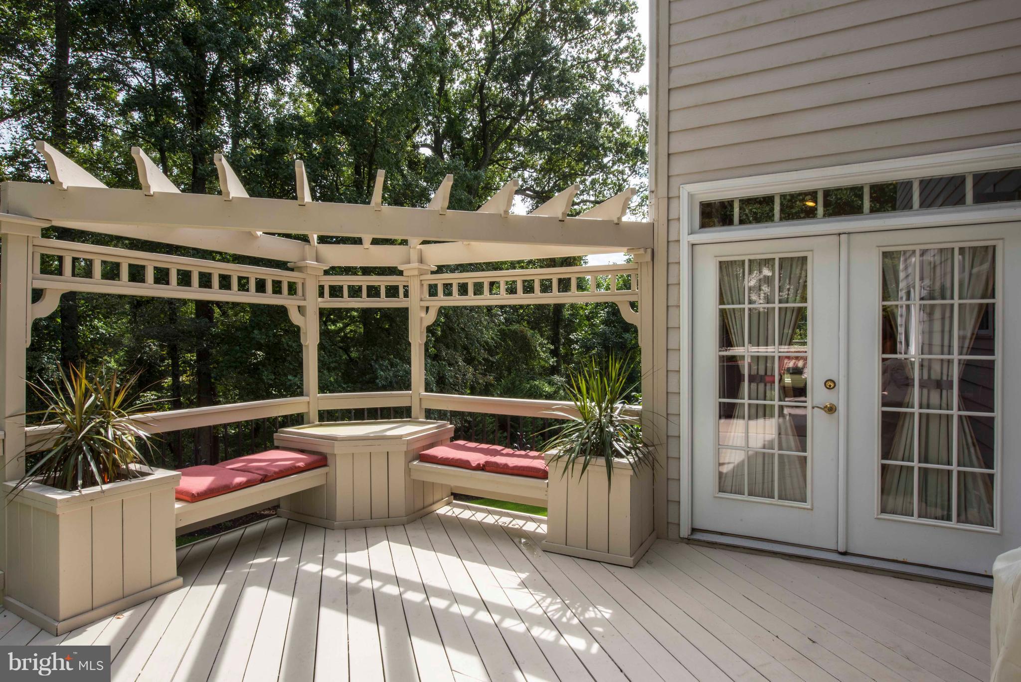 3509 Old Trail Road Edgewater, MD 21037 - Photo 17 of 30 Cozy corner with storage and PERGOLA on deck