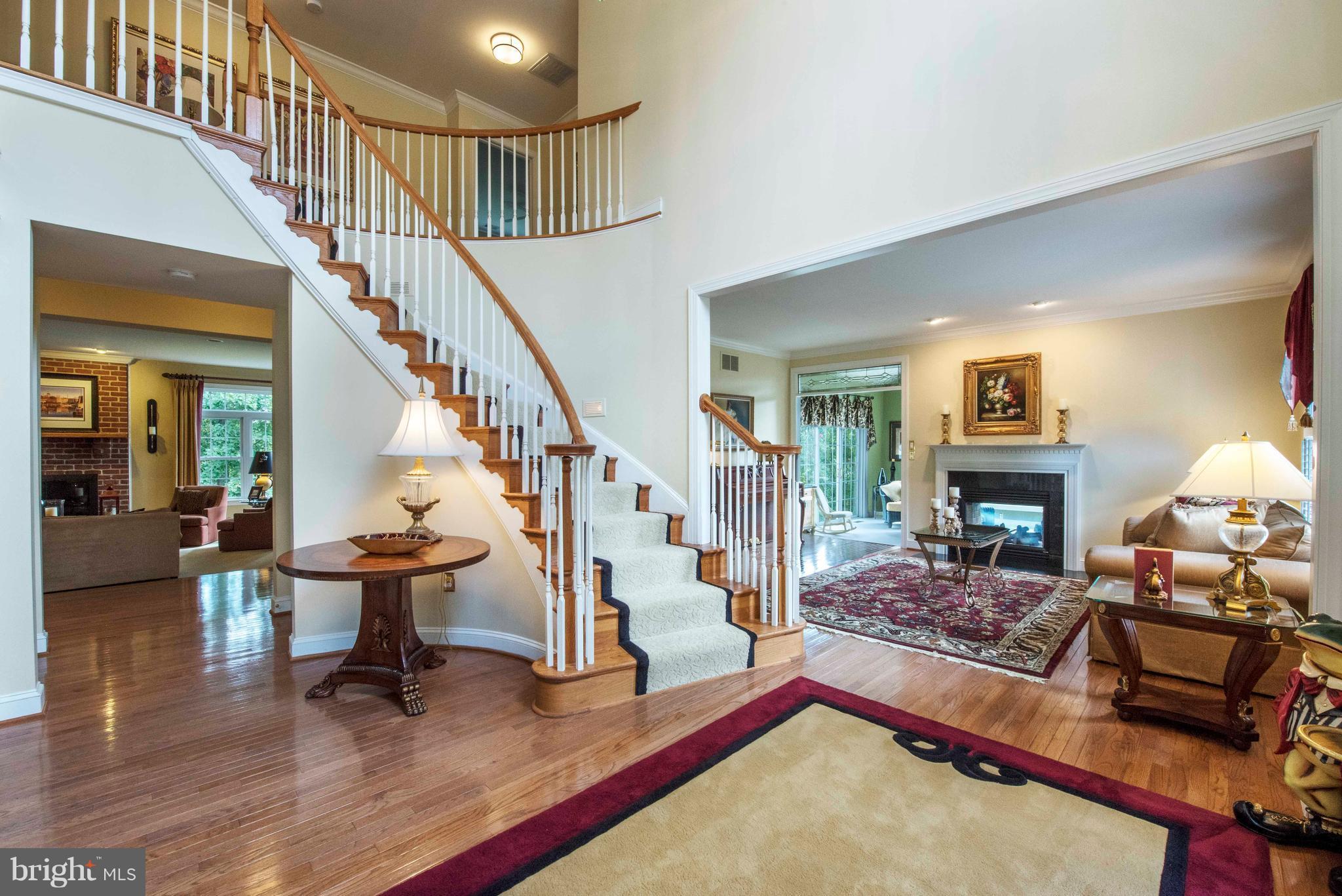 3509 Old Trail Road Edgewater, MD 21037 - Photo 4 of 30 Large 2 Story Foyer with Curved Staircase