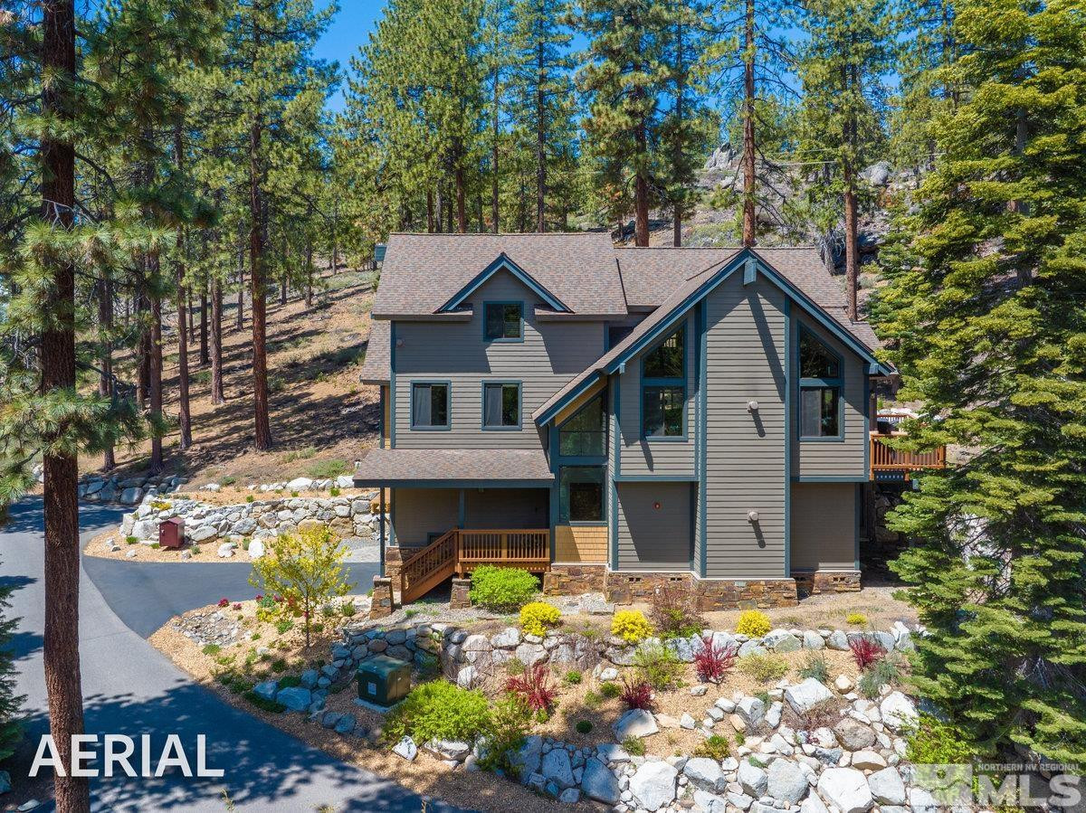 2204 Lands End Road Glenbrook, NV 89413 - Photo 35 of 40 front view of a house with a yard