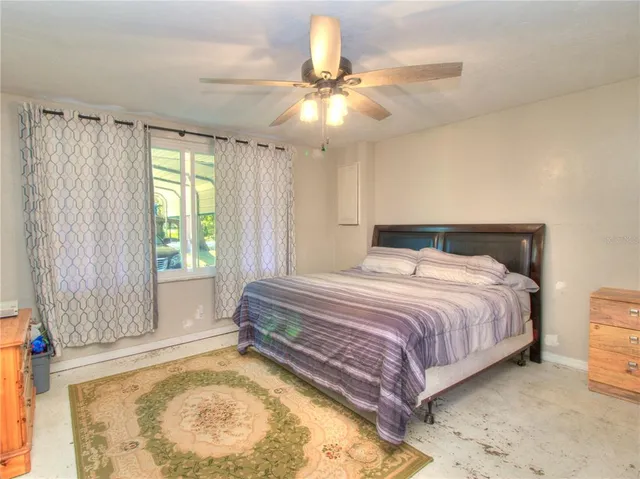 a backyard of a house