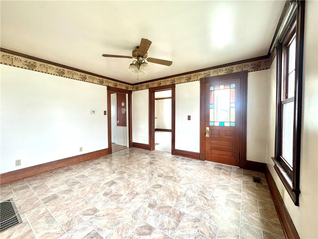 3282 Hann Hill Road Hermitage, PA 16148 - Photo 19 of 41 a view of room with window and a ceiling fan