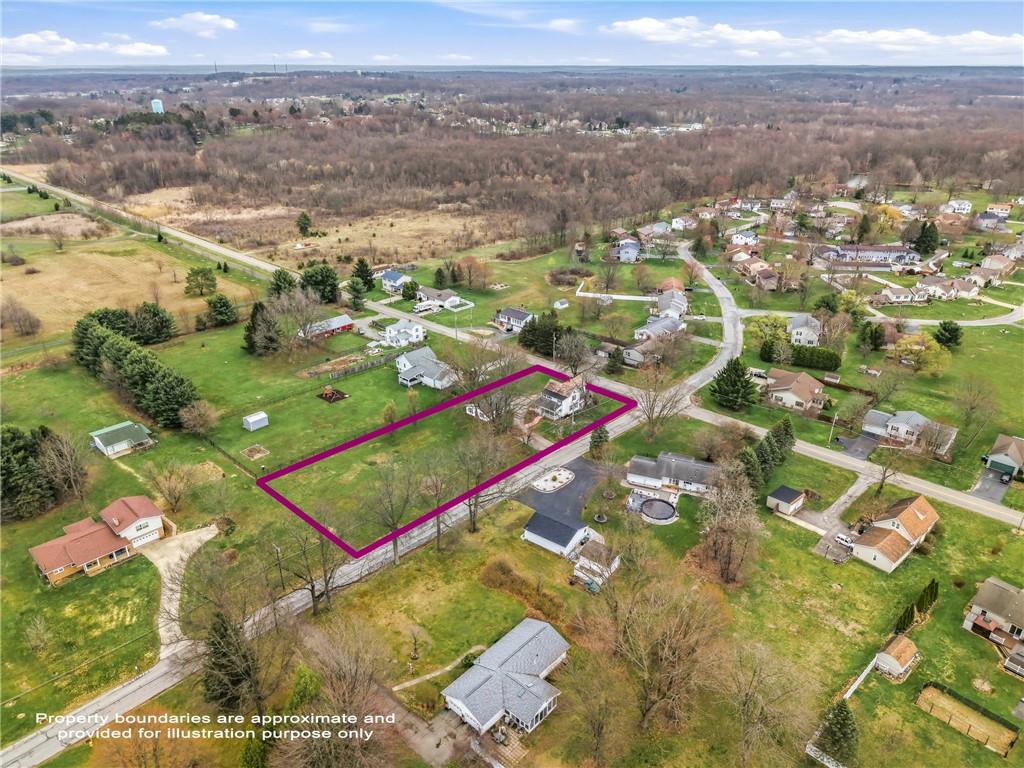 3282 Hann Hill Road Hermitage, PA 16148 - Photo 41 of 41 an aerial view of residential houses with outdoor space