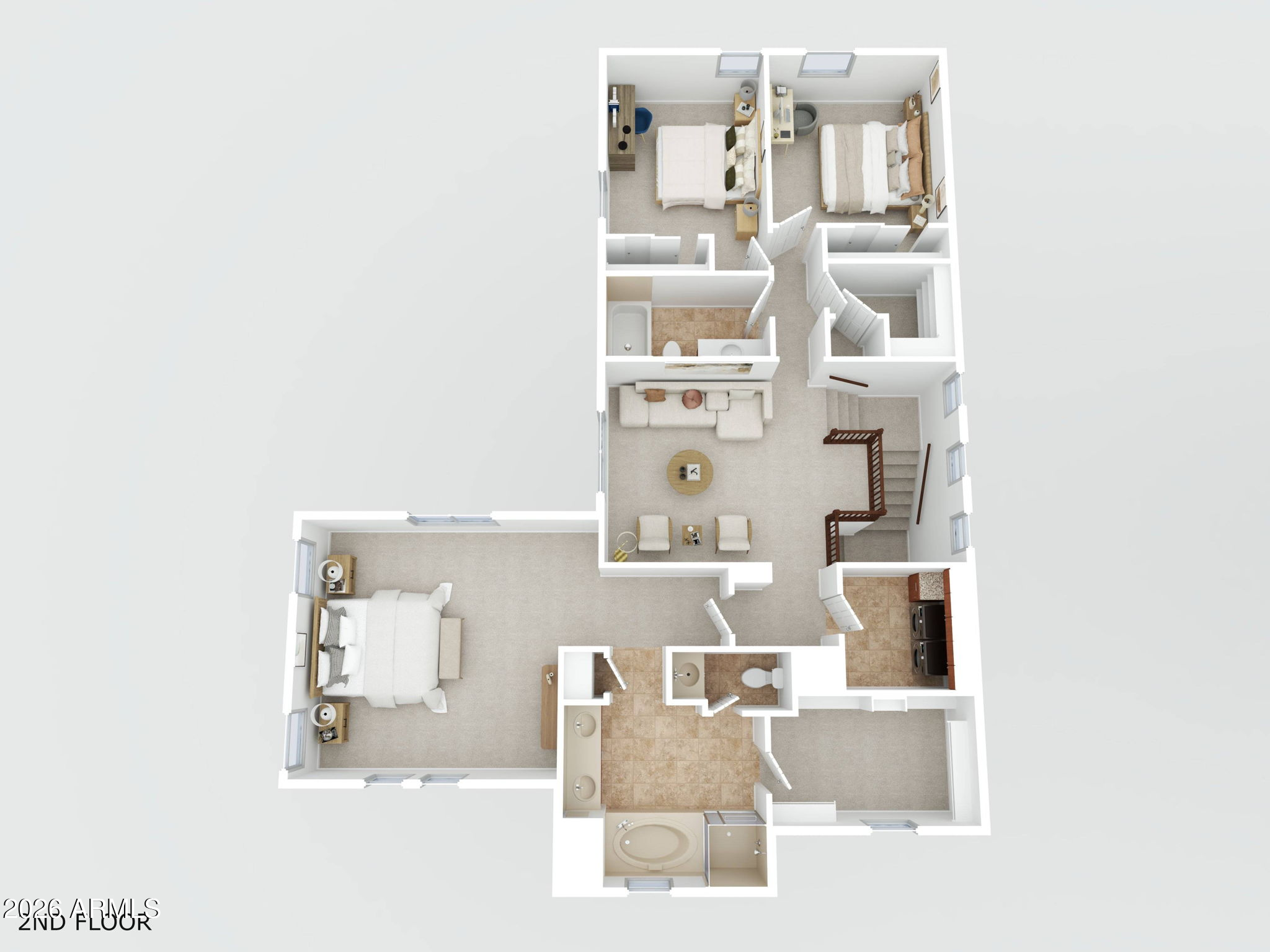 922 South Agnes Lane Gilbert, AZ 85296 - Photo 40 of 43 view of living room with furniture and window