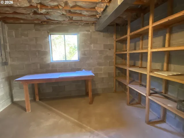 a room with furniture and window