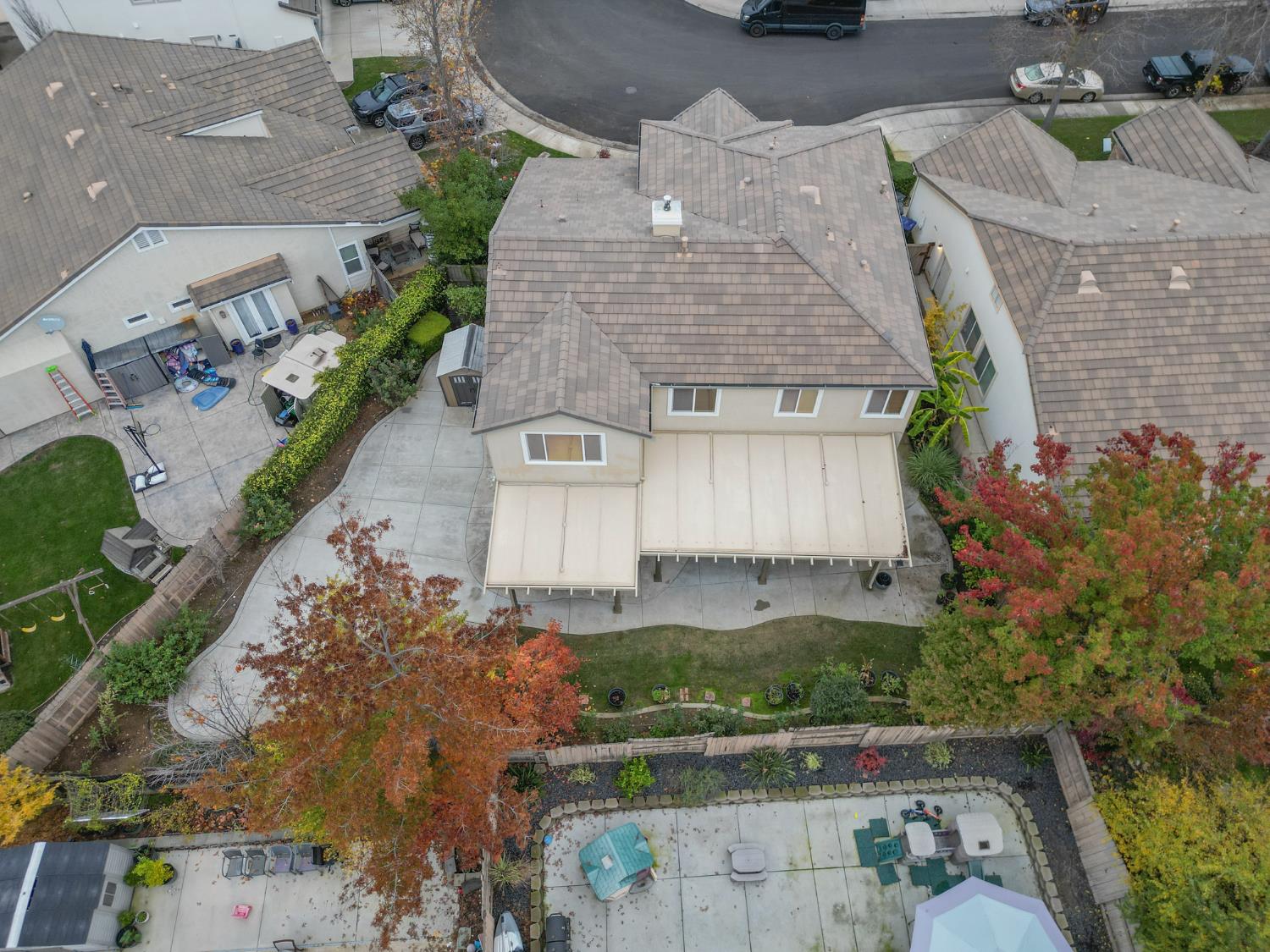 11740 Mani Circle Rancho Cordova, CA 95742 - Photo 6 of 50 an aerial view of a house with garden space and street view