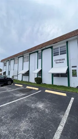 a view of street with large building