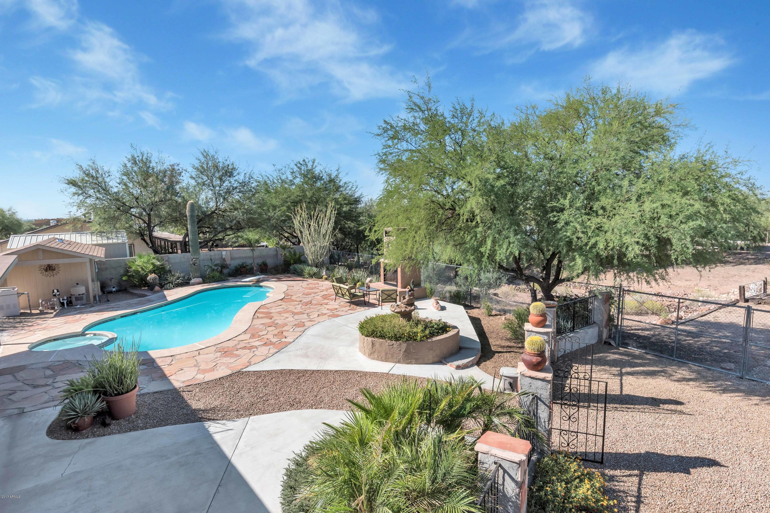 62 South Mountain View Road Apache Junction, AZ 85119 - Photo 19 of 35 Add'l View of the backyard Oasis