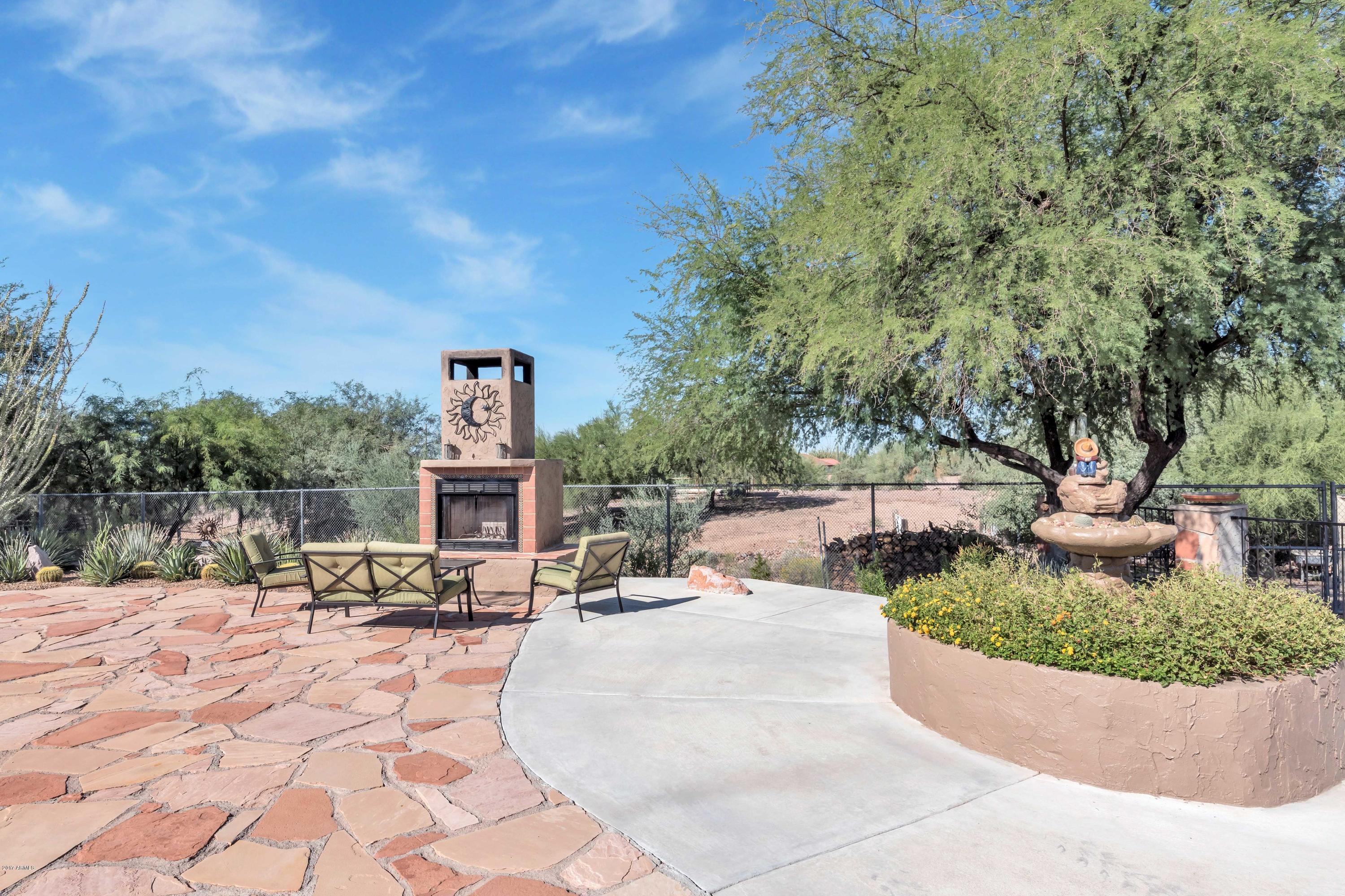 62 South Mountain View Road Apache Junction, AZ 85119 - Photo 20 of 35 Outdoor Fire pit area