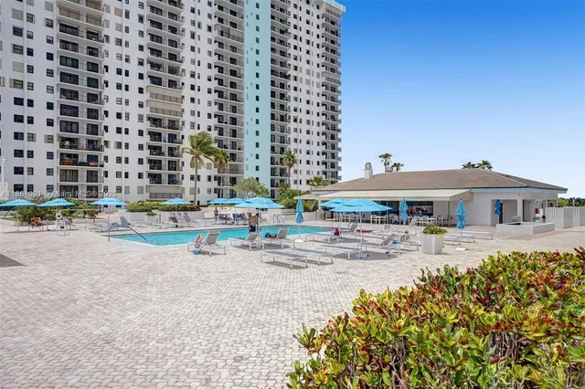 a view of backyard with green space