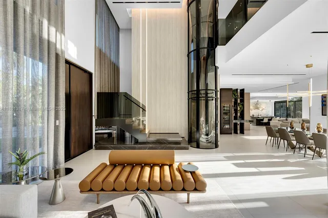 a view of lobby with seating area