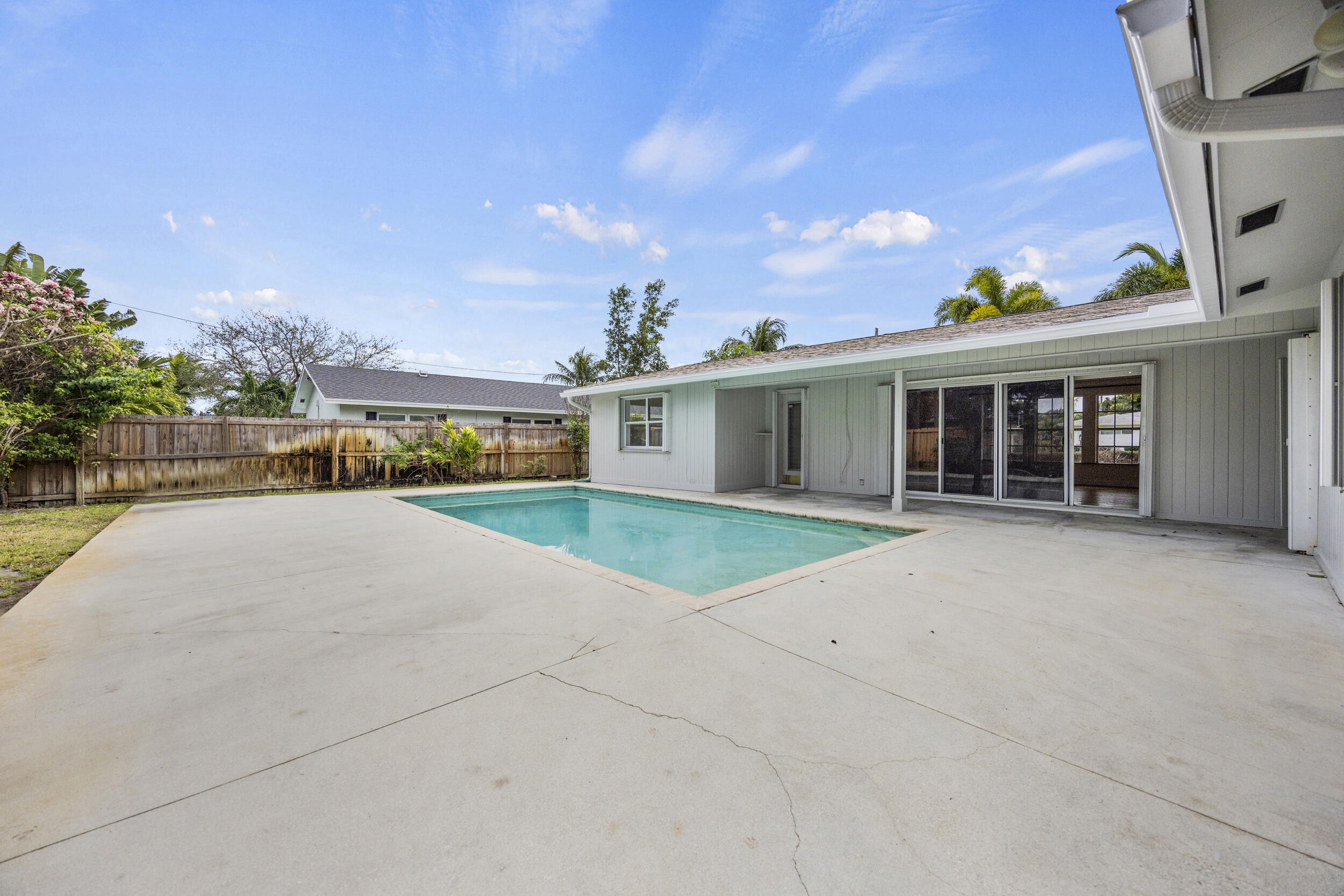 723 Southwest 27th Terrace Boynton Beach, FL 33435 - Photo 41 of 54 Backyard Patio w/ Inground Pool