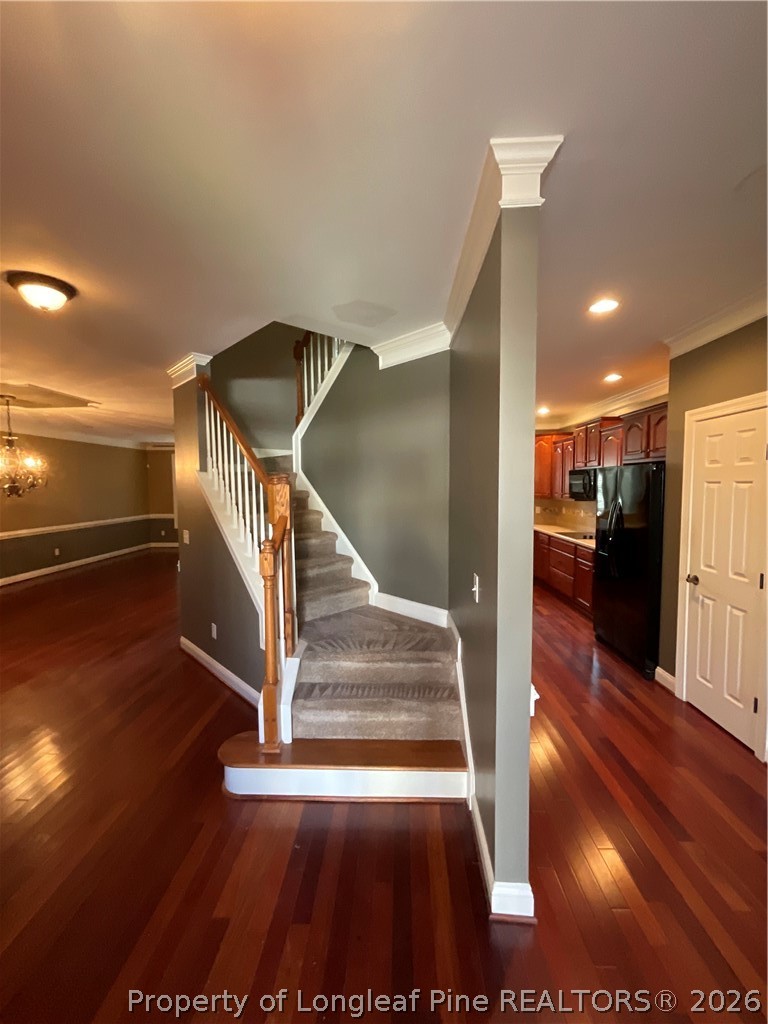 67 Hawk Ridge Drive Spring Lake, NC 28390 - Photo 12 of 32 a view of entryway and hall with wooden floor
