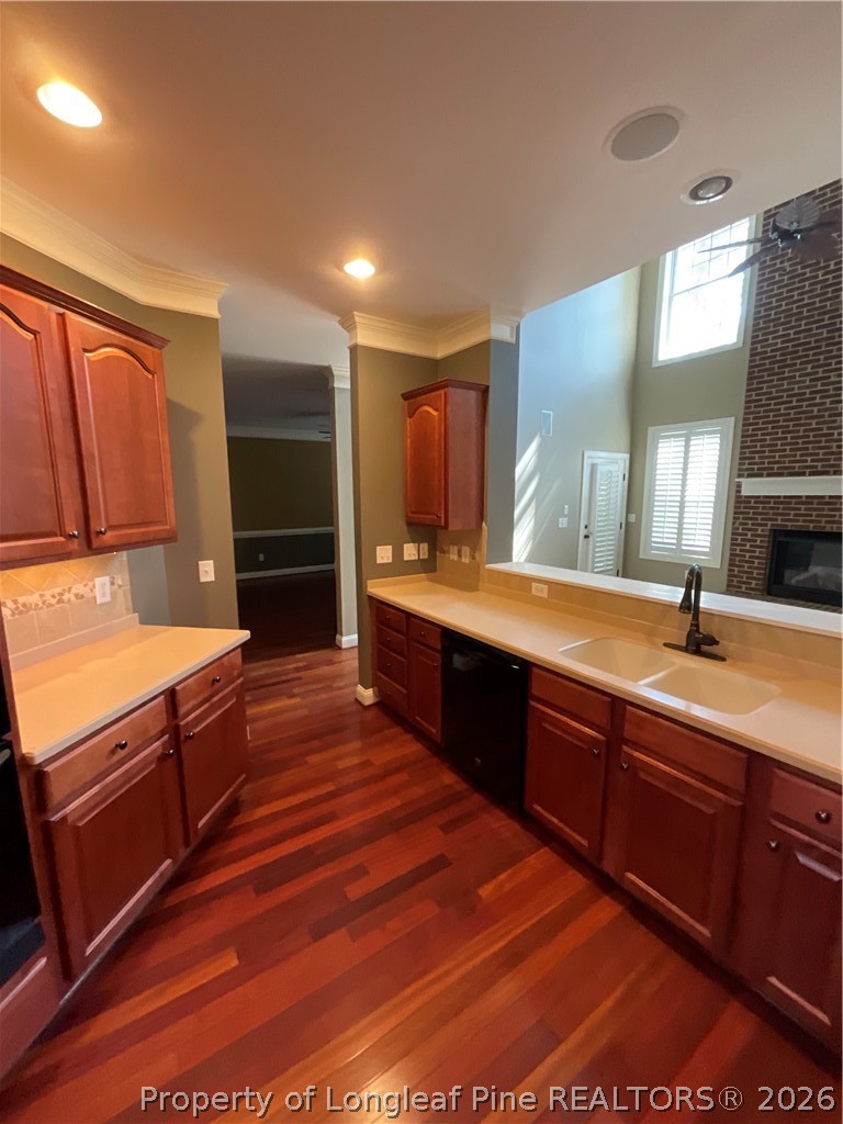 67 Hawk Ridge Drive Spring Lake, NC 28390 - Photo 6 of 32 a large bathroom with a sink and a large mirror