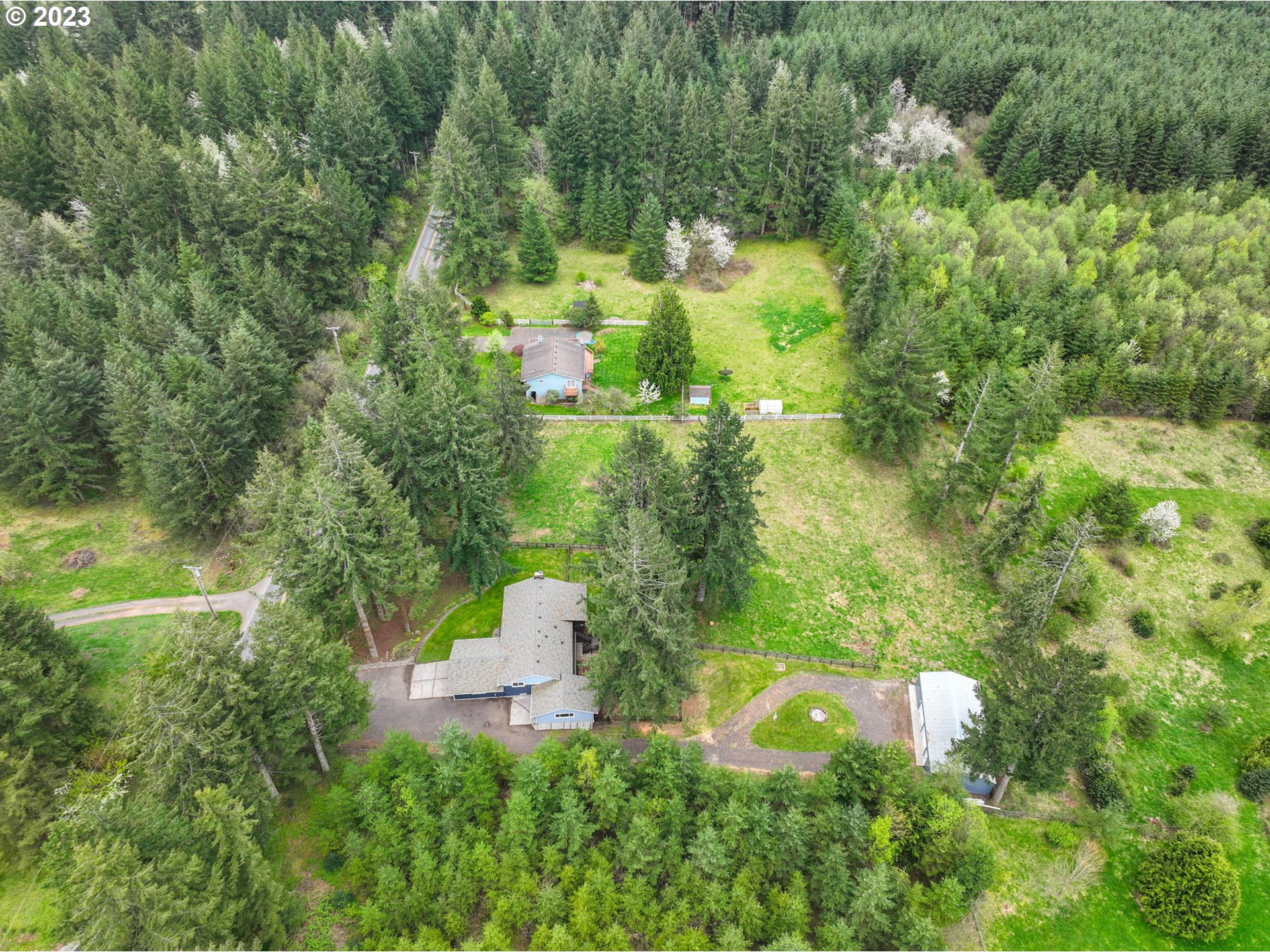 4412 Northeast 292nd Avenue Camas, WA 98607 - Photo 41 of 48 a aerial view of a house with a yard
