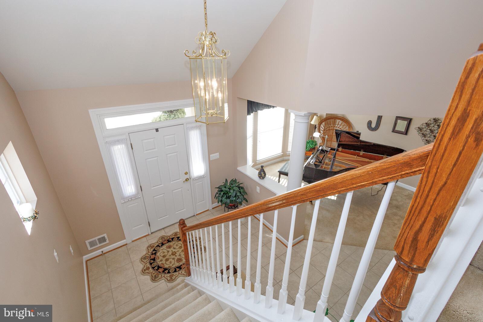 7224 Ivy Bank Road Laurel, MD 20707 - Photo 29 of 37 VIEW FROM THE UPPER LEVEL TO THE FOYER