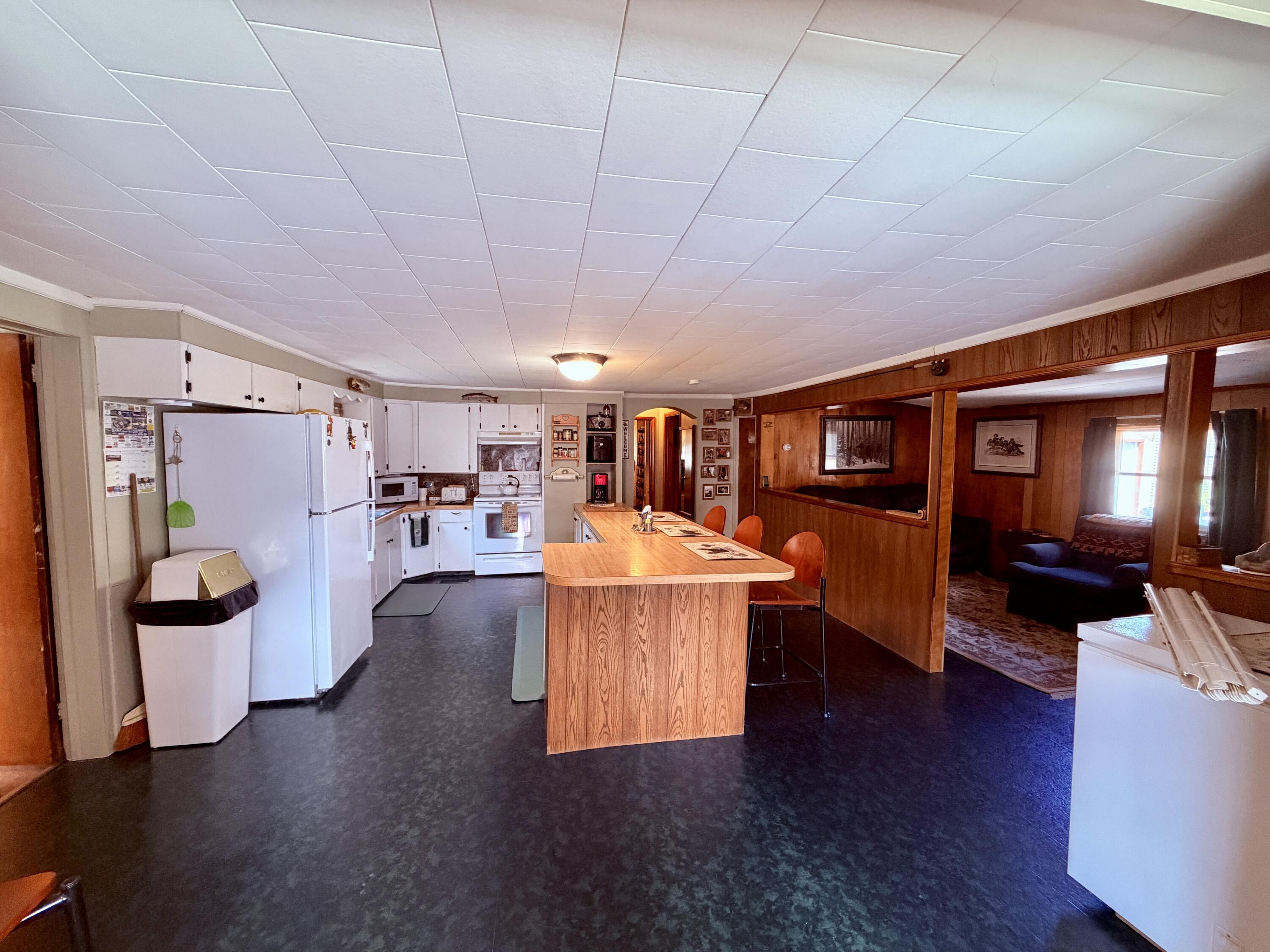 426 Martin Road Sinclair, ME 04779 - Photo 6 of 17 Kitchen & Livingroom