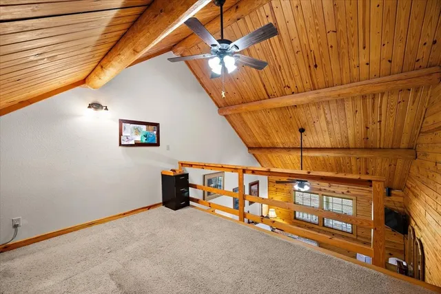 a view of a porch with a yard