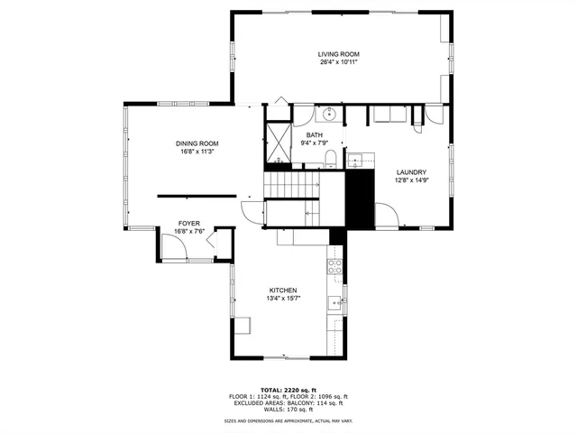 a picture of a floor plan