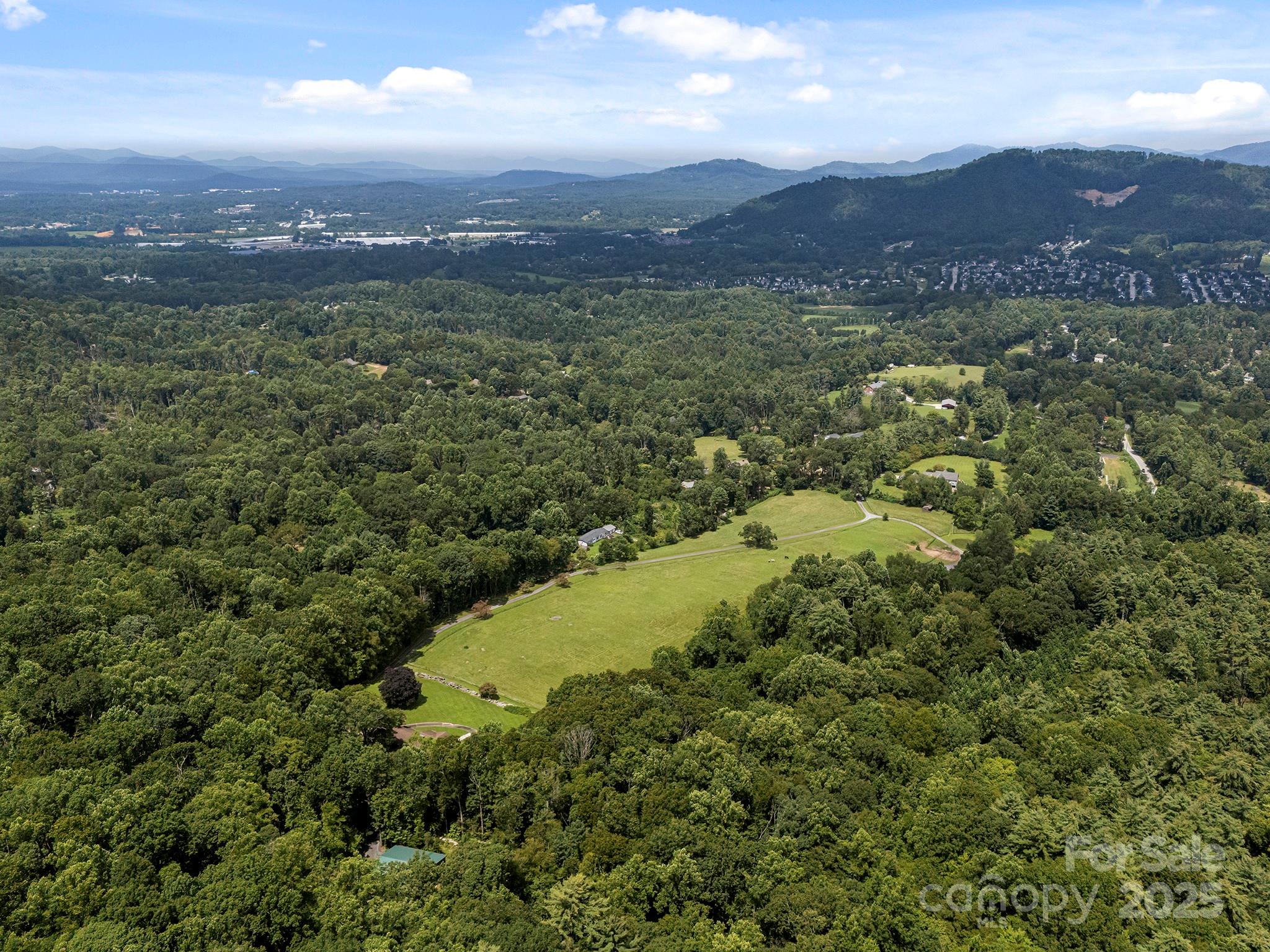 193 Duncan Creek Road Fletcher, NC 28732 - Photo 10 of 48 a view of a city with mountains in the background