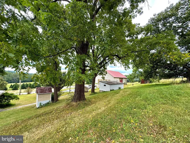 a view of a house with garden