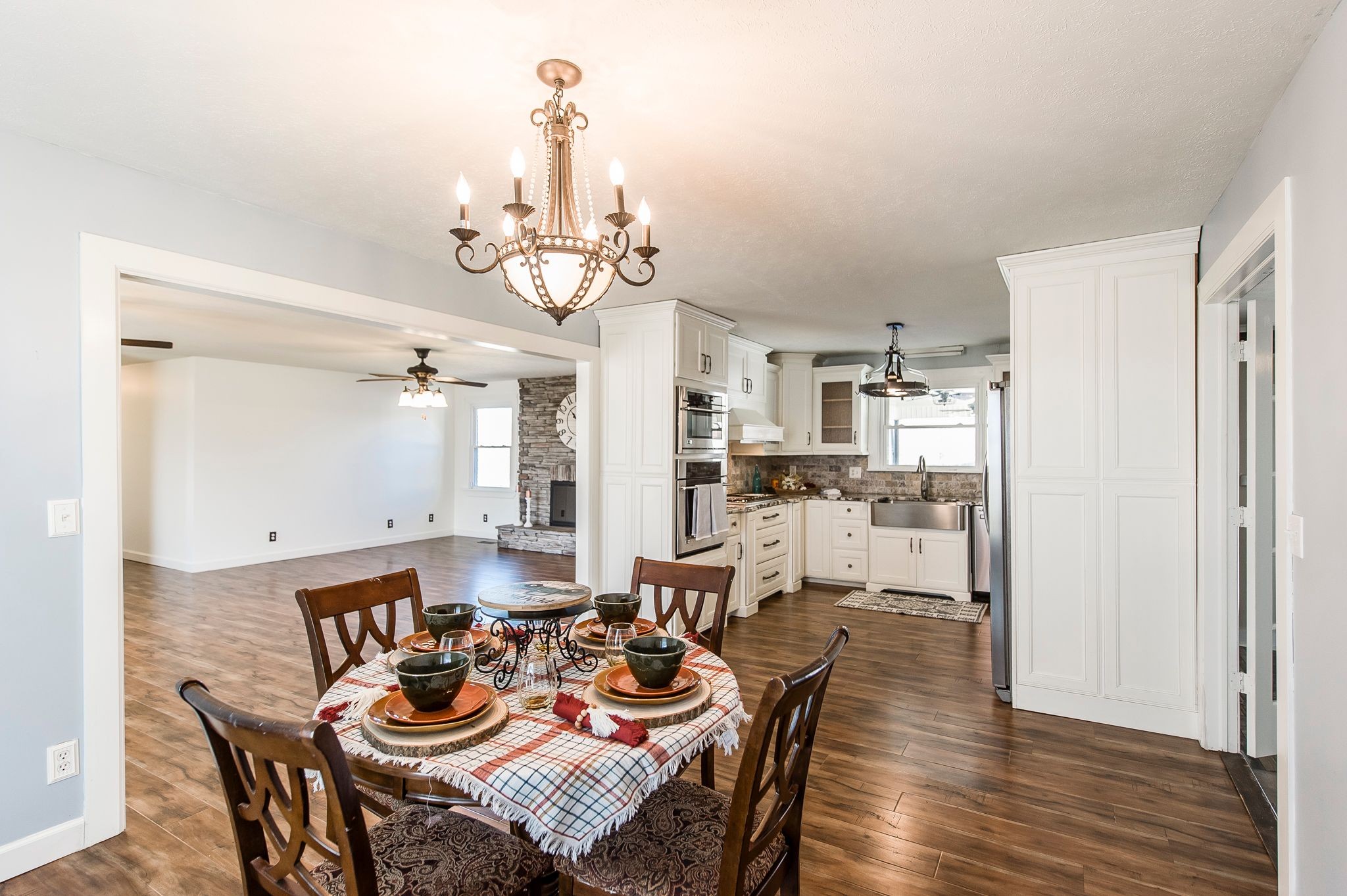 1881 Pinnacle Road Pleasant View, TN 37146 - Photo 12 of 62 a view of a dining room with furniture and wooden floor