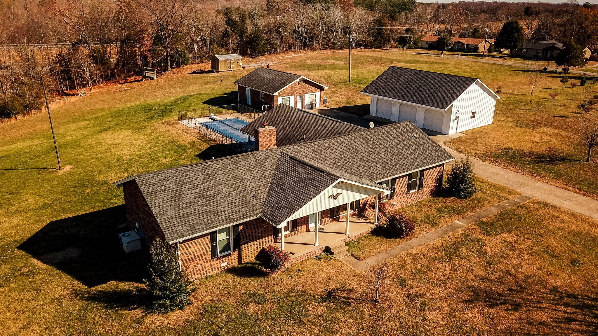 1881 Pinnacle Road Pleasant View, TN 37146 - Photo 58 of 62 an aerial view of residential houses with outdoor space