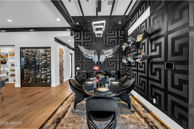 a living room with furniture a ceiling fan and a rug