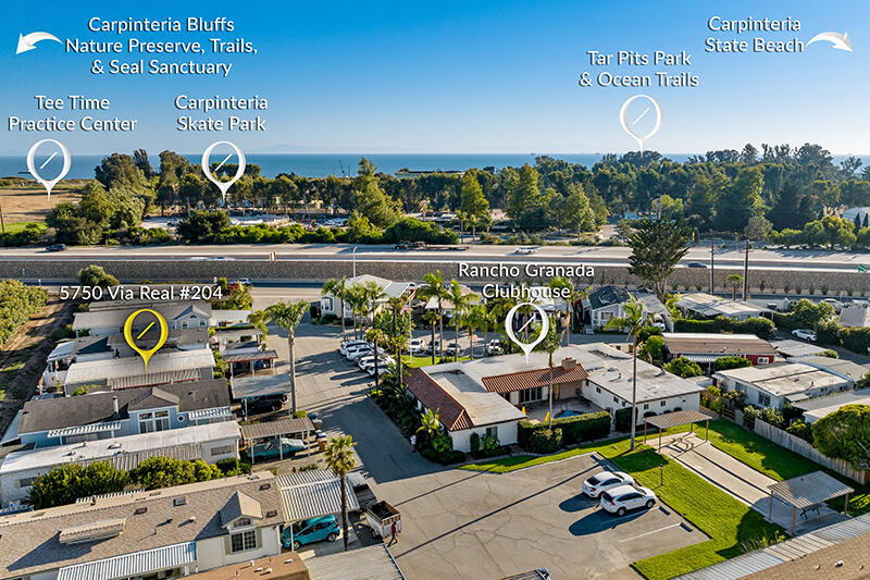 5750 Via Real, Unit 204 Carpinteria, CA 93013 - Photo 28 of 29 14b-5750VR-Aerial Icon Map