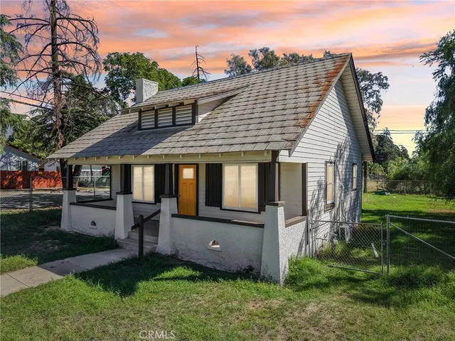 a backyard of a house