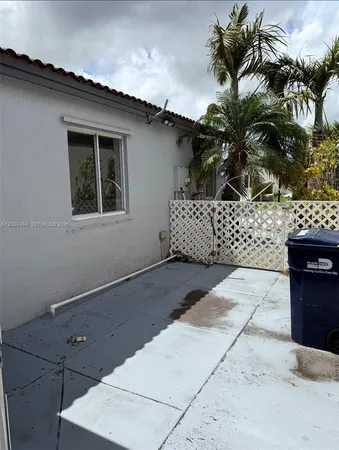 a view of a house with a patio