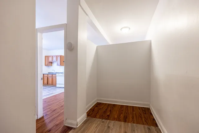 a view of empty room