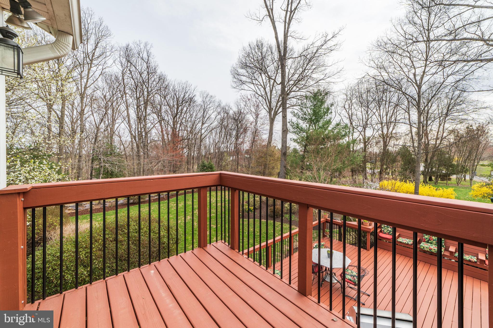 11108 Farm Road Great Falls, VA 22066 - Photo 34 of 58 private deck off Master Bedroom