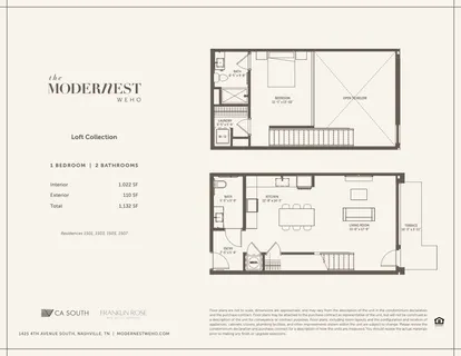 $729,900 | 1425 4th Avenue South, Unit 1503, Nashville, TN 37210